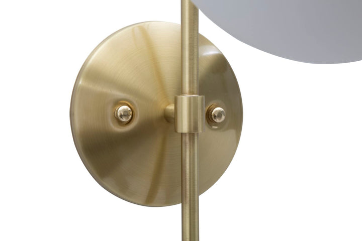 Glam lampe i jern og glas – 19x31x51 cm - væglamper