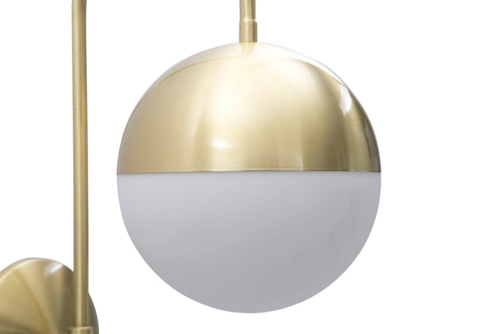 Glam lampe i jern og glas – 19x31x51 cm - væglamper