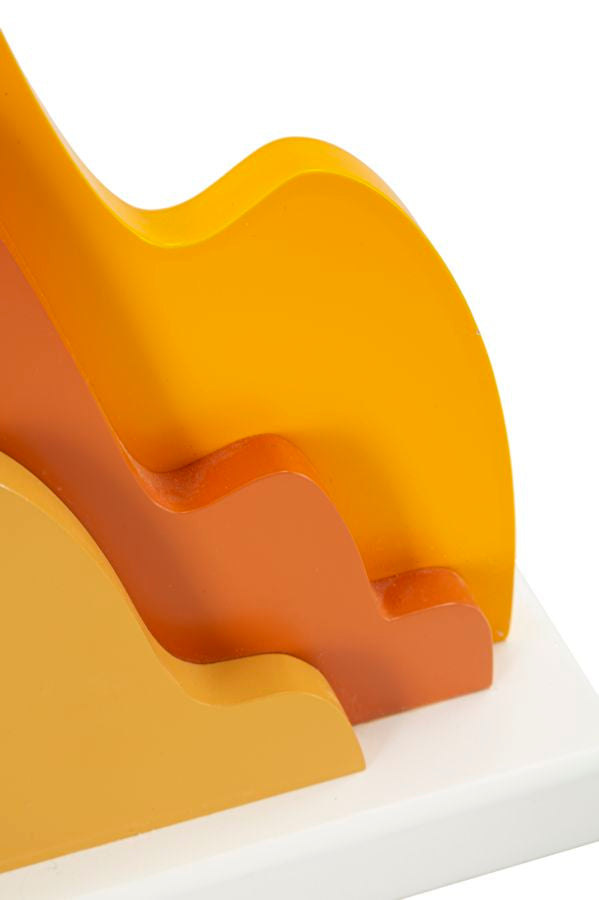 Bord i mdf, jern og stof – 30x57 cm