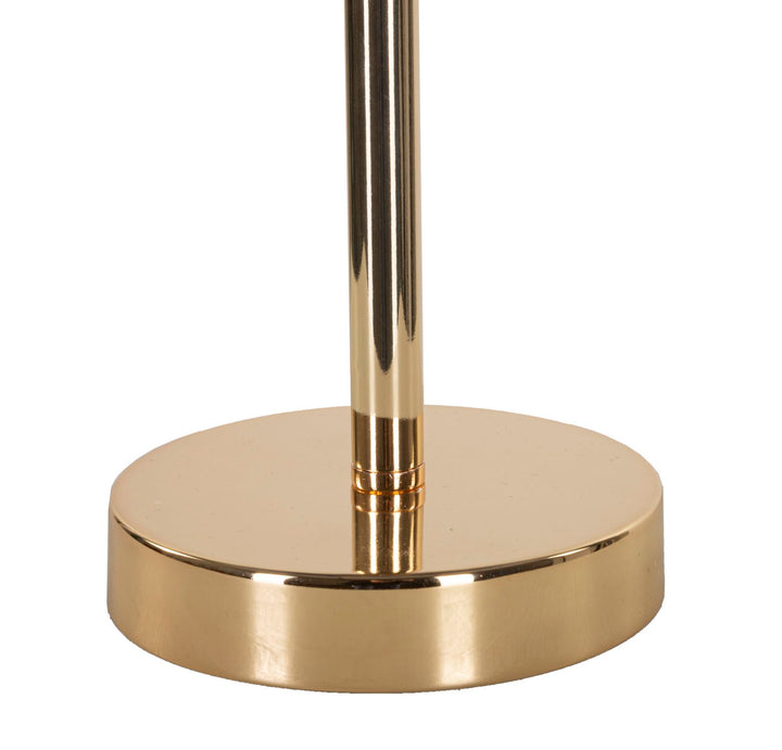 Glam bordlampe i guldfarve i jern og plast – 55x60 cm