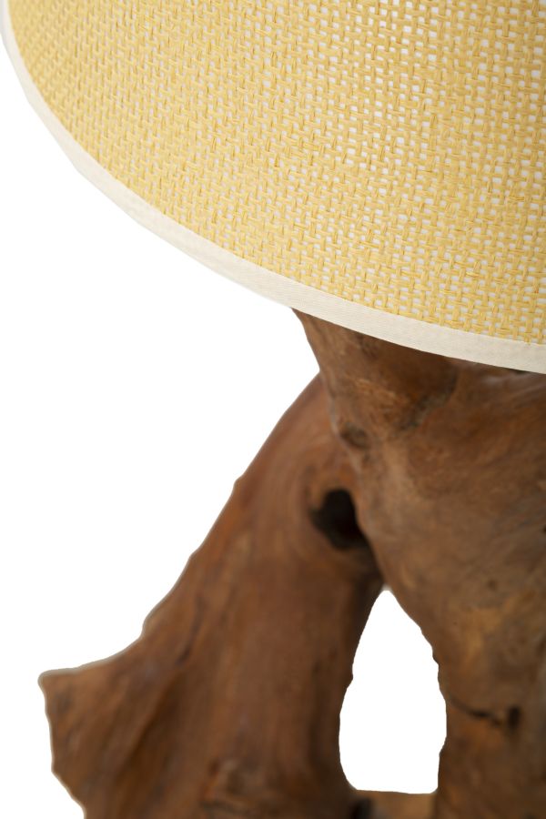 Lampe i træ – 35x80 cm