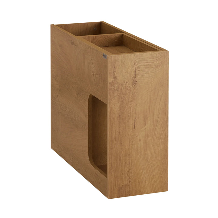 Fleksibelt opbevaringsbord - 70x25x55 cm - naturfarvet