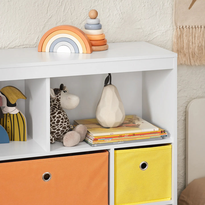 Montessori reol til børn, legetøjsreol, 92 x 40 x 93 cm, hvid