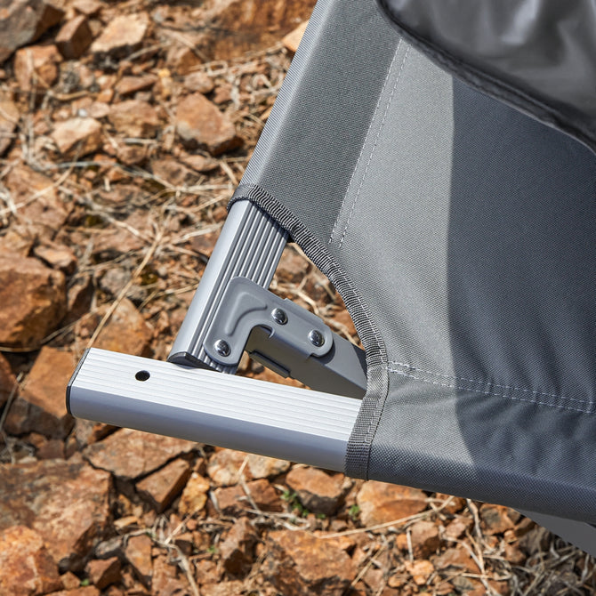 4-i-1 teltseng, komfort og bekvemmelighed til dine eventyr, 193x145x185cm, grå