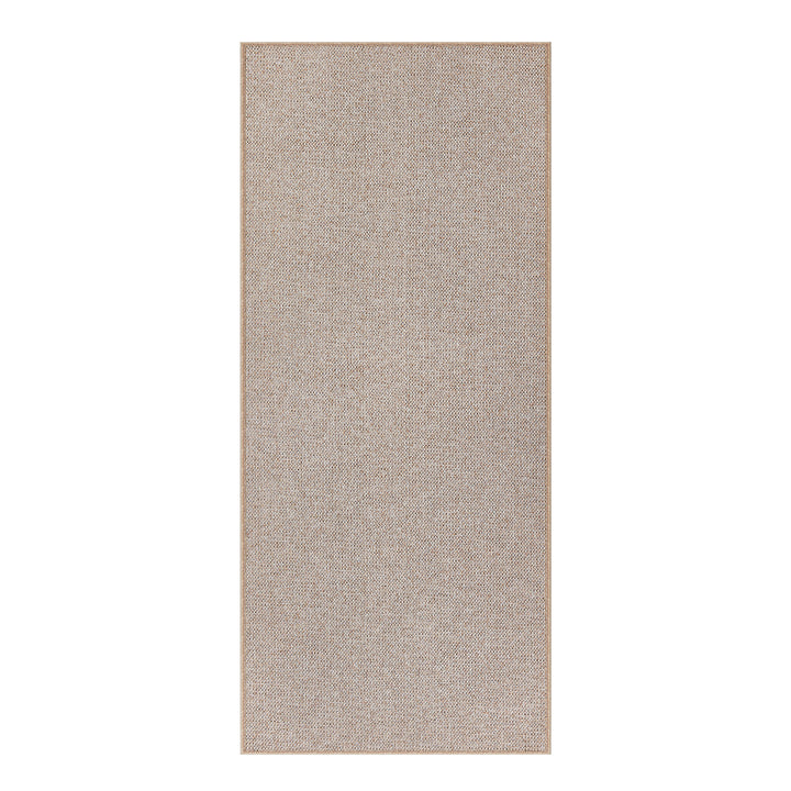 Tæppe, 80 x 200 cm, anti-slip tæppe i syntetisk jute, camel brun
