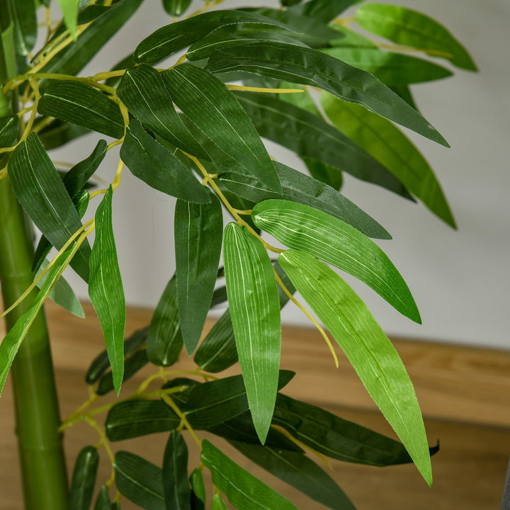 Kunstig bambus stor 160 cm kunstig plante, kunstig bambus, kunstige plastplanter i potte, falsk plante som ægte til stue soveværelse kontor have moderne dekoration gave