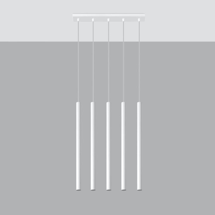 Pendellampe PASTELO 5 hvid