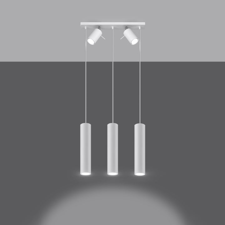 Vedhængslampe RING 3 hvid