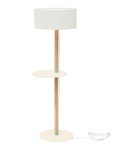 UFO Gulvlampe 45x150cm Hvid / Hvid Lampeskærm