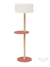 UFO Gulvlampe 45x150cm Antik pink / Hvid Lampeskærm