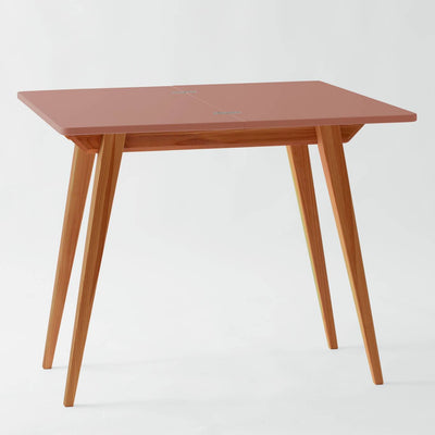 KONVOLUT Udtrækbart Spisebord 45x90cm Eg Antik pink
