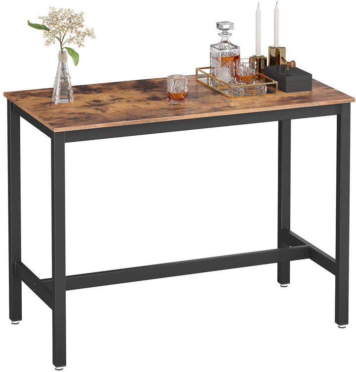 a wooden bench with a potted plant on top