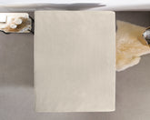 Jersey-lagen til topmadras, creme, 120/140 x 200/220 cm