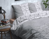 FL Gino sengesæt, grå 200 x 220 cm