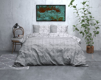 FL Gino sengesæt, grå 200 x 220 cm