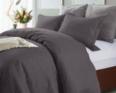 Wayfair sengetæppe, antracit grå, 260 x 250 cm