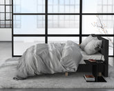 FL Stone Stripe sengesæt, grå 240 x 220 cm