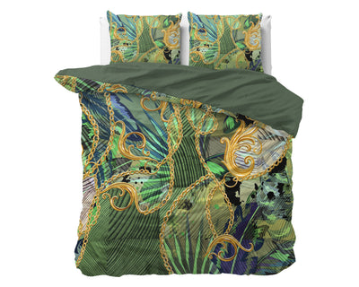 Jini sengesæt, 200 x 220 cm, grøn