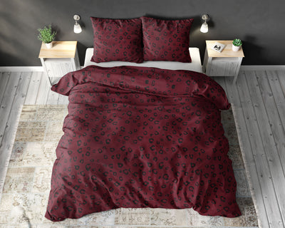 Jaxx sengesæt, Burgundy 240 x 220 cm