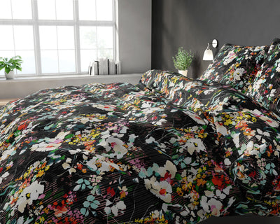 Jolisa 2 sengesæt, sort 200 x 220 cm