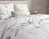 Salme sengesæt, hvid 140 x 220