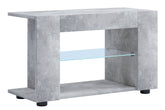 TV-bord, h. 42 x b. 70 x d. 30 cm, betongrå