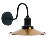 Gelb Messing-Retro Vintage Wandleuchte Metall-Wandlampe Industrielampe Laterne Licht E27
