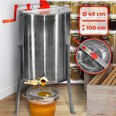 Honningudtrækker - lavet af rustfrit stål, manuel, Ø490 mm, med låg