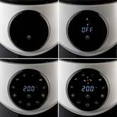 1400W varmluftfriture / airfryer med LED Touch Control - 3,2L