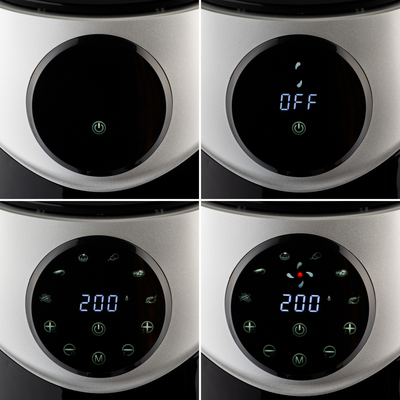 1400W varmluftfriture / airfryer med LED Touch Control - 3,2L