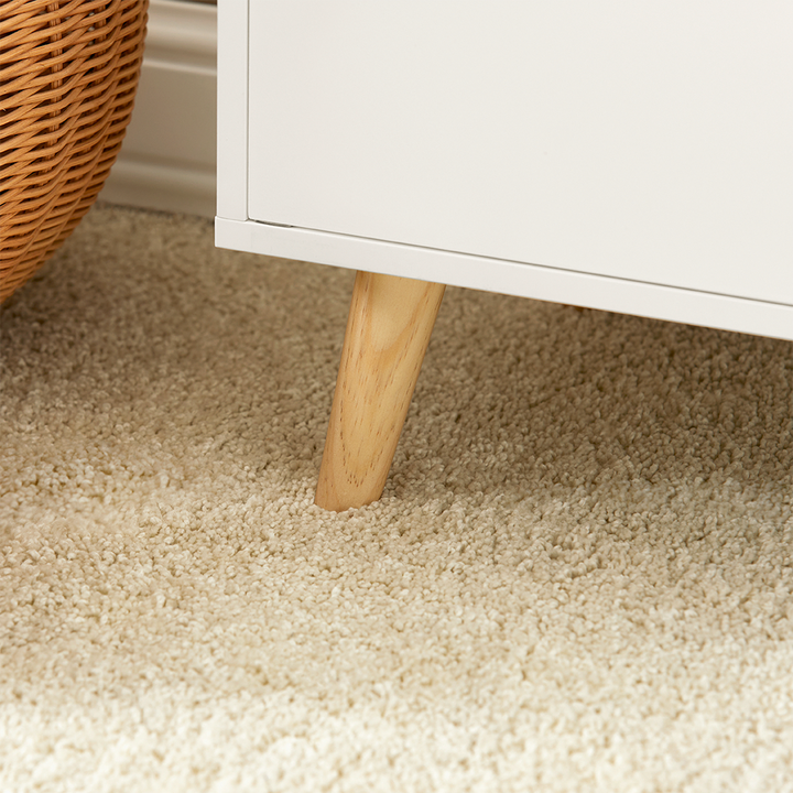 Bogreol til børneværelset, 60x30x103 cm, hvid