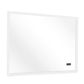 Aquamarine® badeværelsesspejl med LED-belysning, 100x80 cm, makeupspejl, sminkespejl med touch funktion