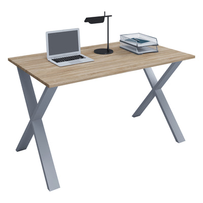 Skrivebord "Lona" med X-Fod, 50x140x76 cm