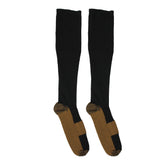 Høje sokker med kobberfiber "Lette ben"- store