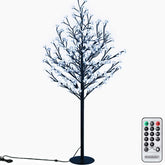 LED Cherry Blossom Tree Blue 220 cm 220leds indendørs/udendørs inkl. Fjernbetjening