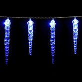 Julelys Icicle 40 LEDS 10,4 m blå