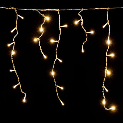 Icicle Lights Warm White 15m Outdoor