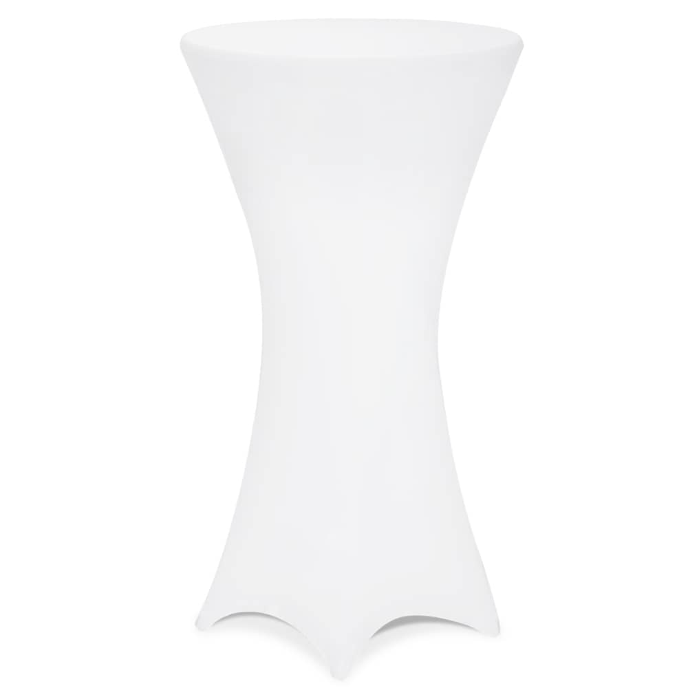 Cocktailbord dækker hvid 70 cm