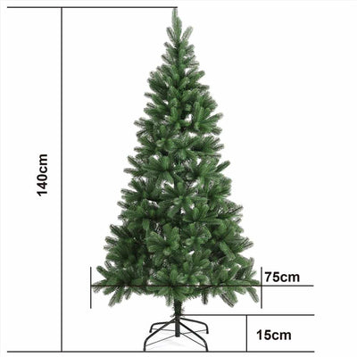 Kunstig juletræ 4.6ft 780 tip inkl. Stå
