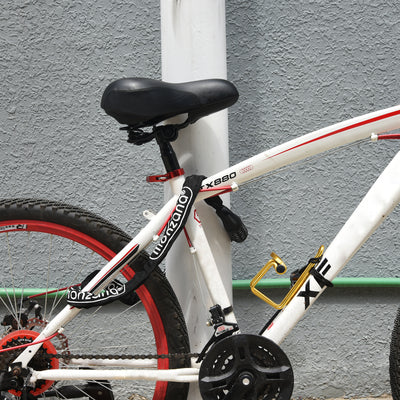 Cykelkæde lås sort 4ft 5-cifret kombination