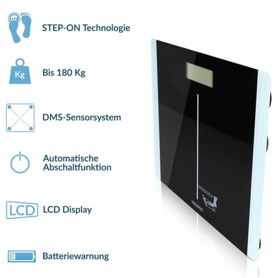 Personlig skala med DMS -sensorsystemets baggrundsbelyst LCD -skærm