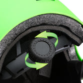 Atlantic Rift Justerable Kids Bike Skateboard Helmet Neon Green S