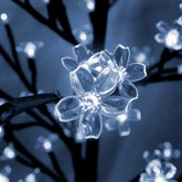 LED Cherry Blossom Tree Blue 220 cm 220leds indendørs/udendørs inkl. Fjernbetjening