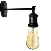 Industrielle schwarz Retro verstellbare Wandleuchten Vintage Style Wandleuchte Lampe Fitting Kit