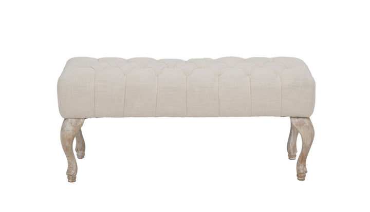 Glam entrébænk,  træ, mdf og polyester – 97x42x40 cm