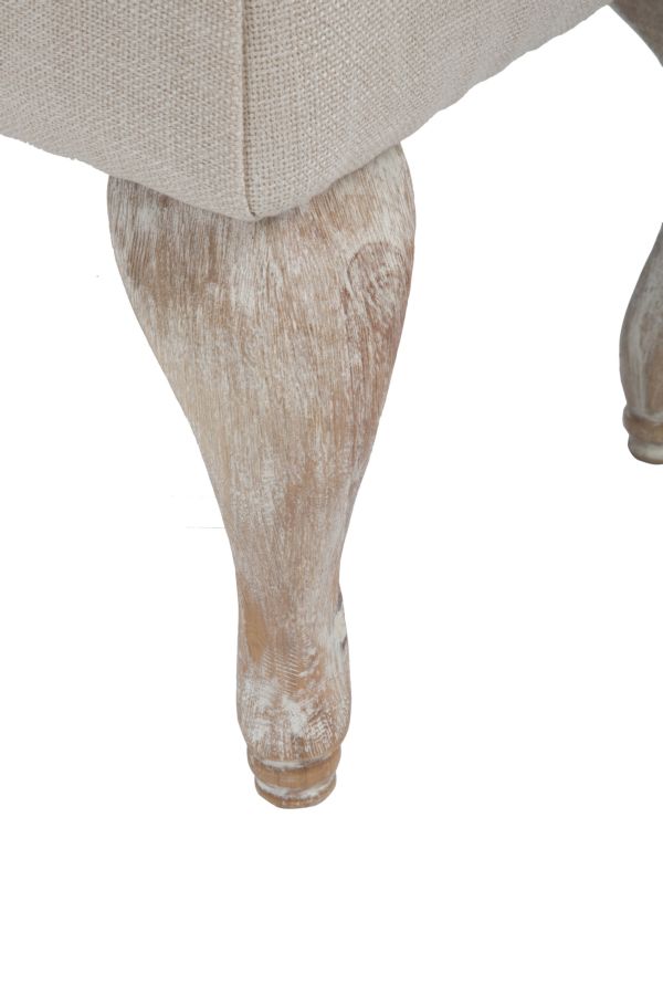 Glam entrébænk,  træ, mdf og polyester – 97x42x40 cm