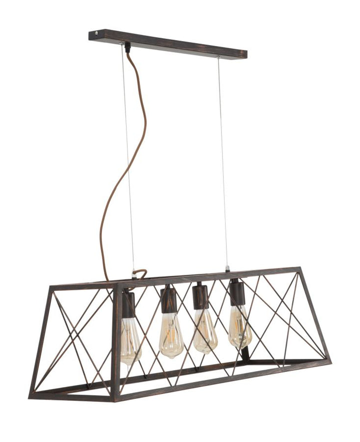 Industriel lampe i jern – 78x30x26 cm
