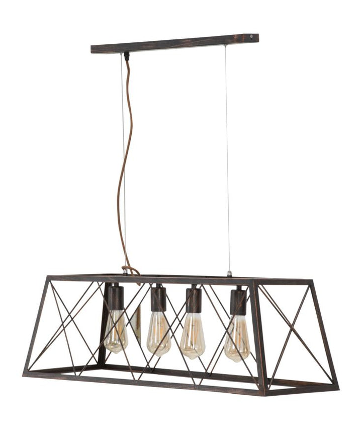 Industriel lampe i jern – 78x30x26 cm