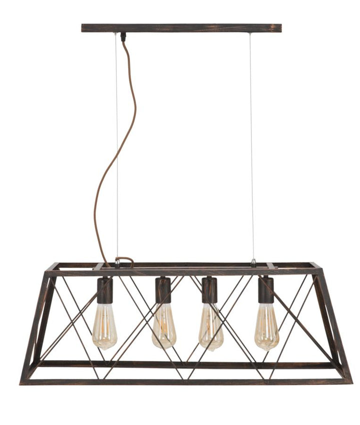 Industriel lampe i jern – 78x30x26 cm