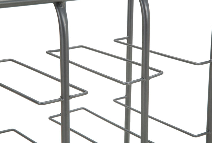 Industriel vinreol i metal – 40x23x47 cm